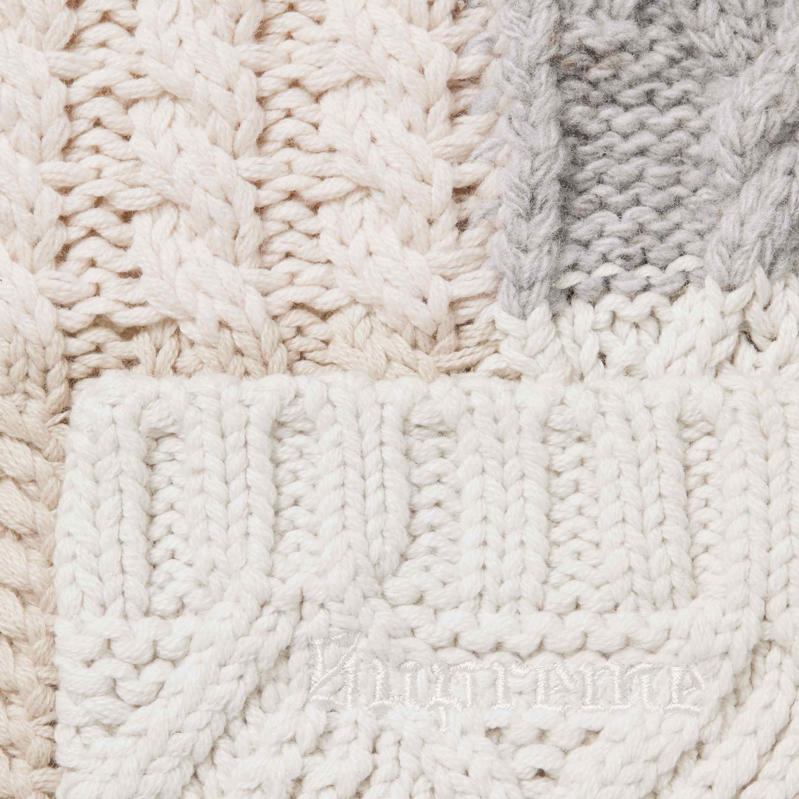 Patchwork Cable Knit Cardigan view 7